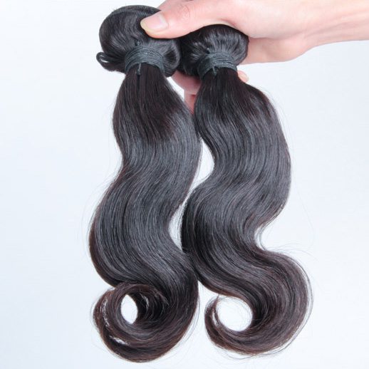 2 pcs Body Wave Black Virgin Malaysian Bundles Hair Weave