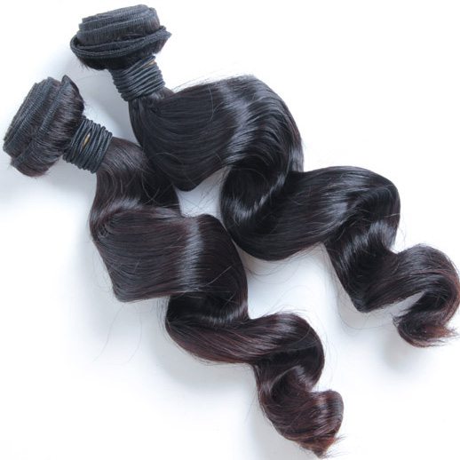 2 Bundles Loose Wave Malaysian Virgin Hair Weave Natural Black