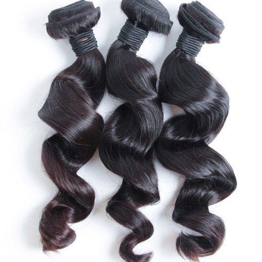 3 Bundles Malaysian Virgin Hair Weft Loose Wave Black - Zever Hair 0