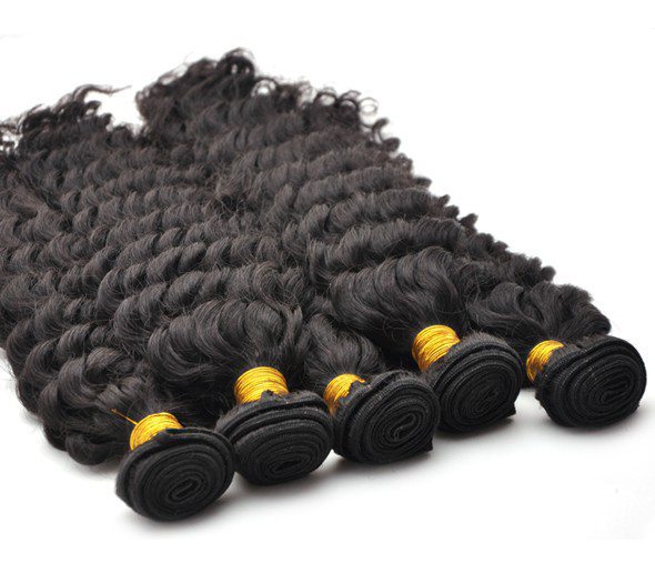 Black Virgin Indian Hair Bundles Water Wave Weft - Zever Hair 0