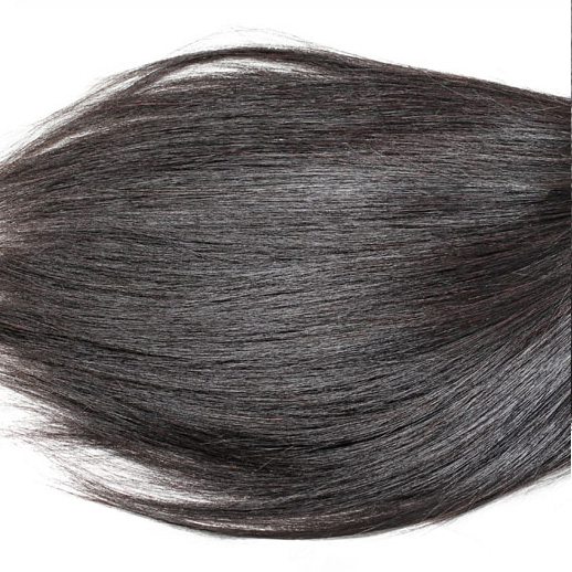 3 pcs Straight Black Virgin Indian Hair Bundles Weft
