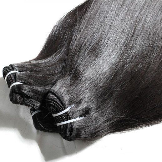 3 pcs Straight Black Virgin Indian Hair Bundles Weft - Zever Hair 2
