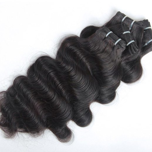 4 pcs Virgin Indian Hair Natural Black Body Wave Bundles
