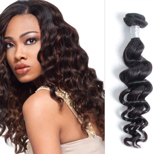 Natural Color Natural Wave Virgin Peruvian Hair Bundles