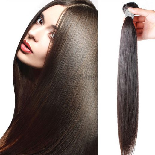 Straight Virgin Peruvian Hair Bundles Weave Natural Black - Zever Hair 0