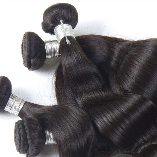 3 Bundles Natural Black Body Wave Peruvian Virgin Hair Weft Weave