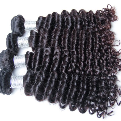 3 Bundles Peruvian Virgin Hair Weft Natural Black Deep Wave - Zever Hair 2