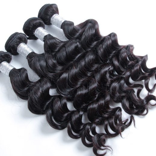 2 pcs Natural Wave Virgin Peruvian Hair Bundles Weft Black - Zever Hair 2