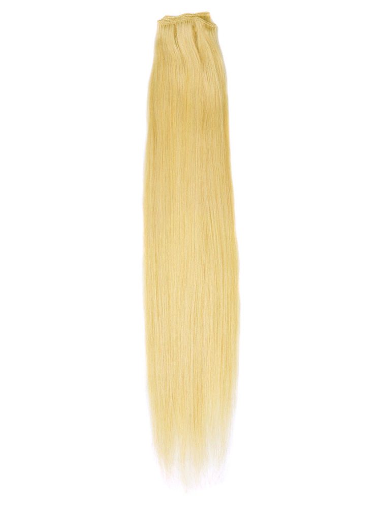 Medium Blonde(#24) Straight Remy Hair Weaves