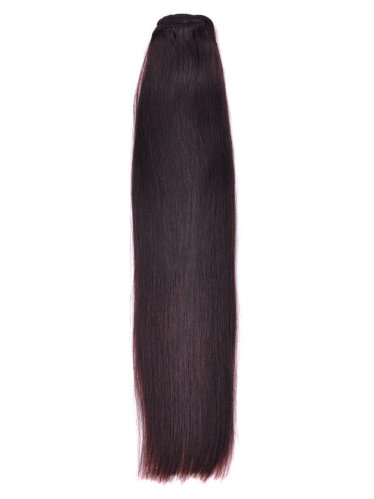 Dark Brown(#2) Straight Remy Hair Wefts