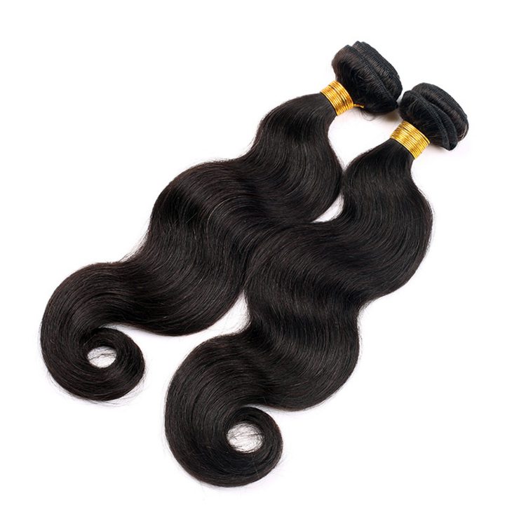 Body Wave Black Brazilian Virgin Hair 2 Bundles