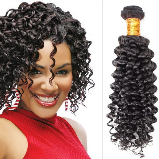 Virgin Brazilian Deep Wave Hair Bundles Black