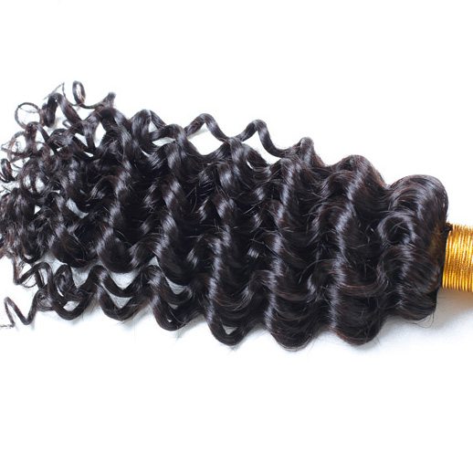 3 pcs Black Deep Wave Virgin Brazilian Hair Bundles - Zever Hair 2