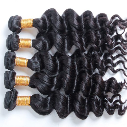 3 Bundles Natural Wave Natural Black Virgin Brazilian Hair Weave Natural Black