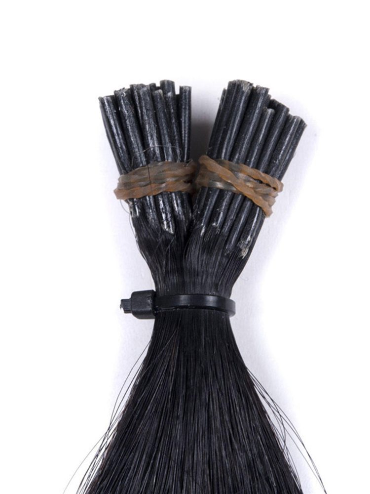 50 Piece Silky Straight Stick Tip/I Tip Remy Hair Extensions Jet Black(#1) - Zever Hair 2