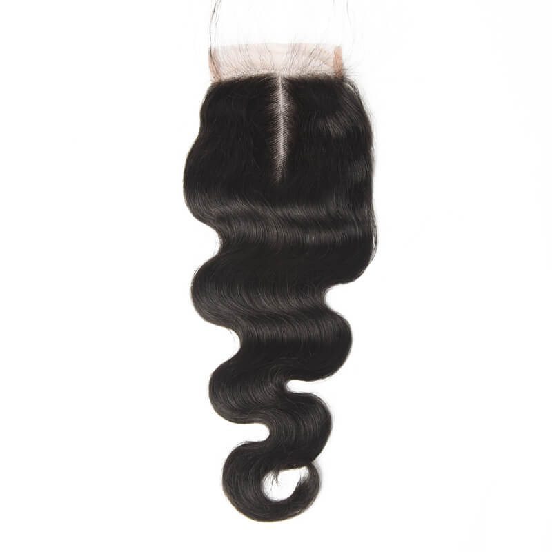 4*4 Unprocessed Virgin Hair Body Wave Lace Closure Natural Color - Zever Hair 2