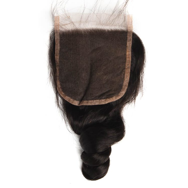 Human Hair Closure Loose Wave Lace Closure