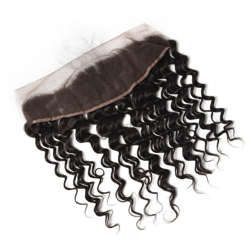 Soft Like Silk Brazilian Hair Frontal Water Wave Lace Frontal 13x4 Inches - Zever Hair 1