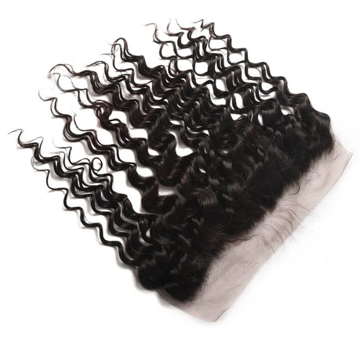 Soft Like Silk Brazilian Hair Frontal Water Wave Lace Frontal 13x4 Inches - Zever Hair 2