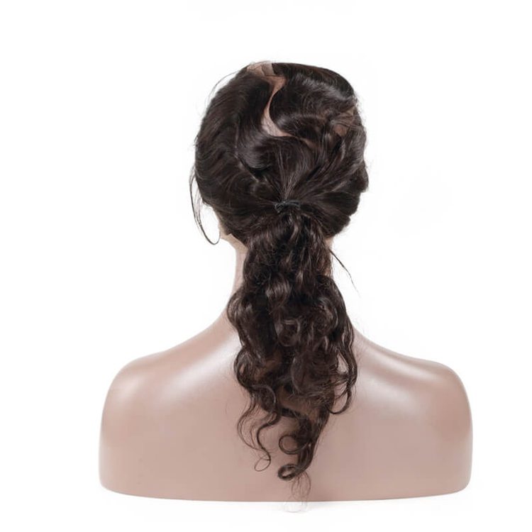 Cheap Virgin Hair Body Wave 360 Lace Frontal Natural Back - Zever Hair 2