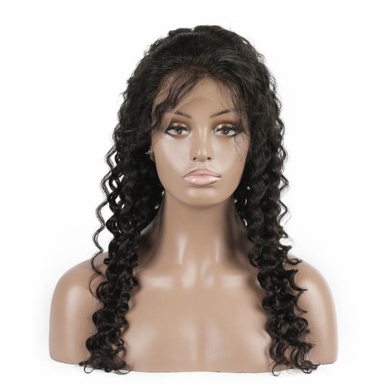 Soft As Silk Deep Wave Lace Front Human Hair Wig