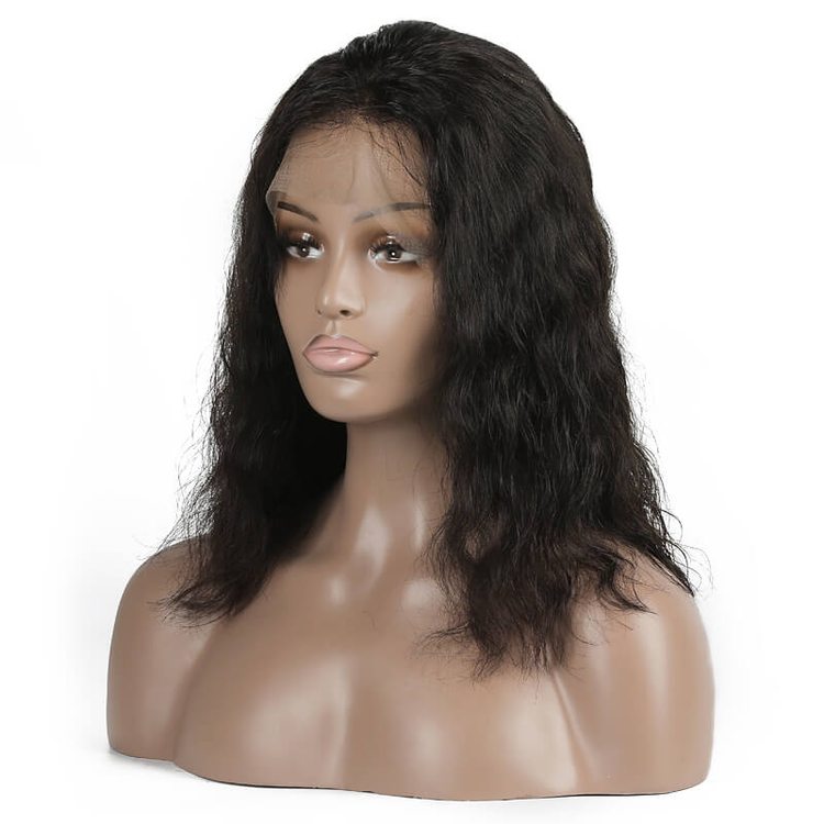 Short Lace Front Human Hair Wigs Wavy Bob Wig 8-30 inch