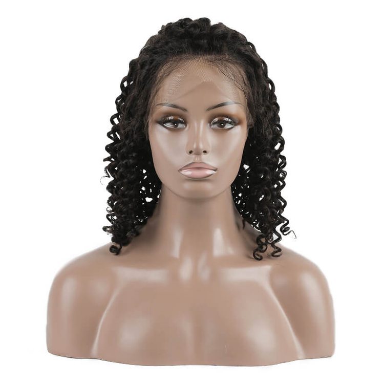 Curly Lace Front Bob Wig 100% Human Hair