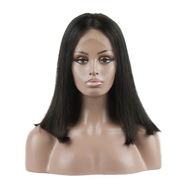 Straight Lace Front Bob Wig 10-30 inch Real Virgin Human Hair Wig