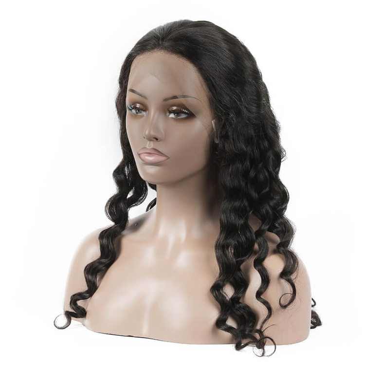 Loose Curly Lace Front Human Hair Wigs 12-30 Inchs