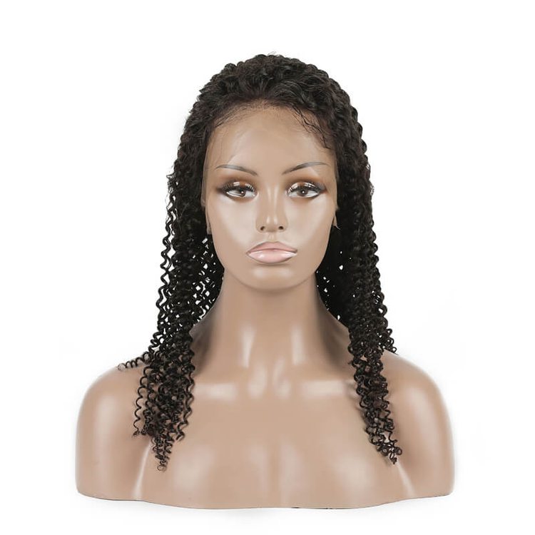 Kinky Curly Lace Front Wig 100% Virgin Human Hair