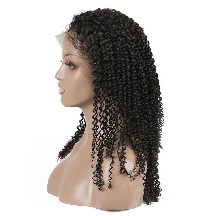 Kinky Curly Lace Front Wig 100% Virgin Human Hair