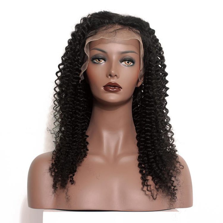 Curly Full Lace Human Hair Wig Smooth Like Silk