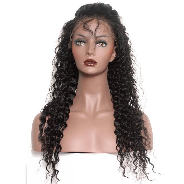 Soft like Silk Deep Wave Human Hair Full Lace Wig