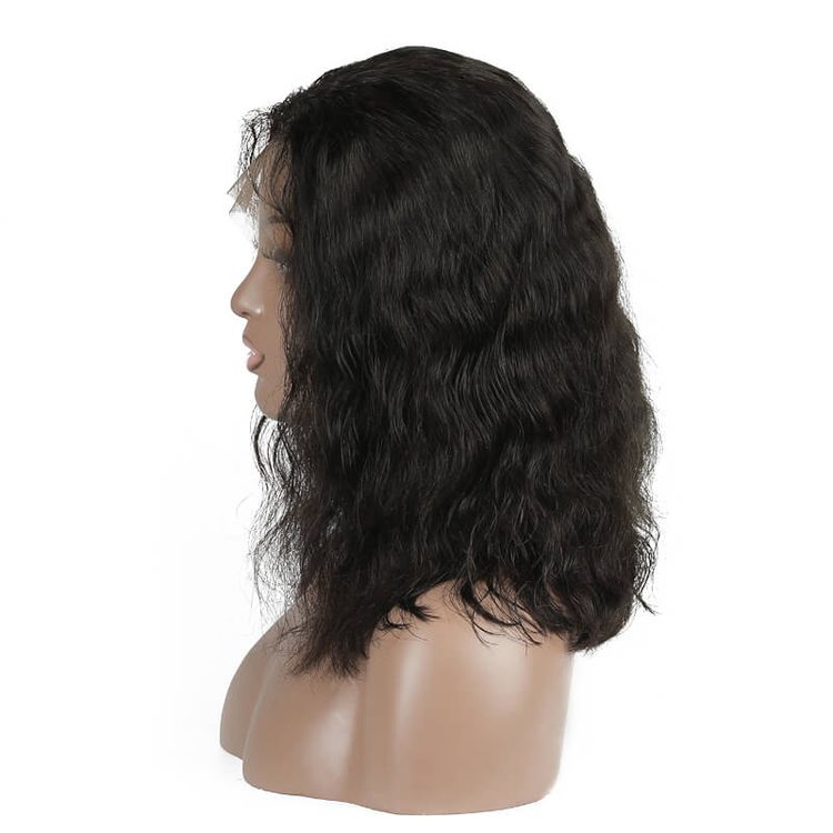 Short Lace Front Wavy Full Lace Human Hair Wig - Zever Hair 2