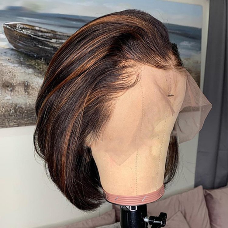 Lace Human Hair Bob Wig