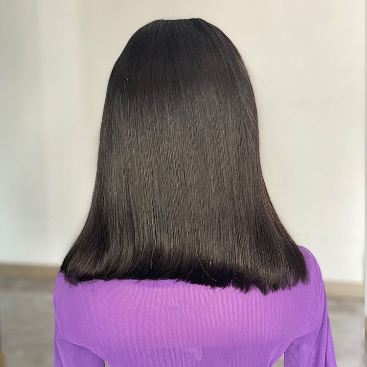 180 Density bone straight Bob Human Hair Wigs - Zever Hair 3