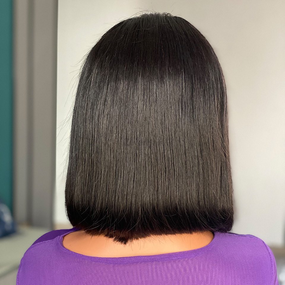 13x4 180 Density Virgin Human Hair Bob Lace Front Wig - Zever Hair 2