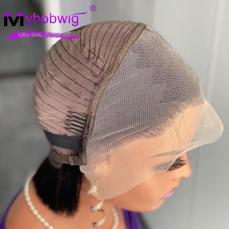 13x4 180 Density Virgin Human Hair Bob Lace Front Wig - Zever Hair 4