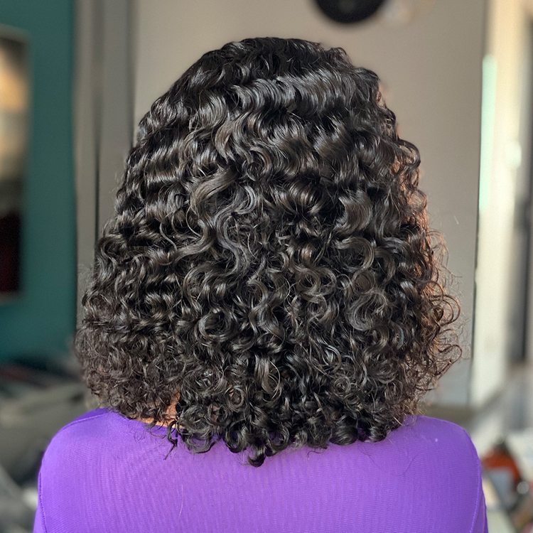 Water Wave Bob Frontal Virgin Human Hair Wig - Zever Hair 3