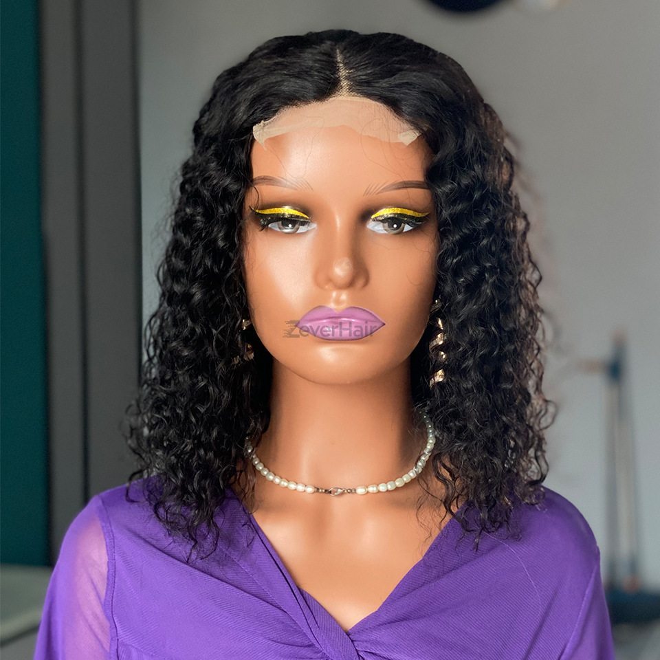 150 Density Water Wave Bob Closure Human Hair Wig - Zever Hair 1