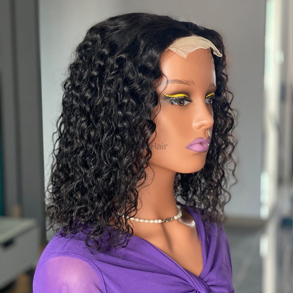 150 Density Water Wave Bob Closure Human Hair Wig - Zever Hair 2