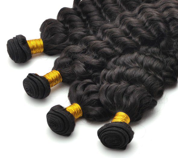 Black Virgin Indian Hair Bundles Water Wave Weft - Zever Hair 2