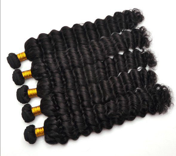 Black Virgin Indian Hair Bundles Water Wave Weft - Zever Hair 3