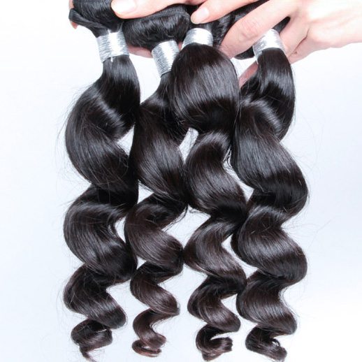 4 bundles Loose Wave Natural Black Virgin Peruvian Hair Weave - Zever Hair 2