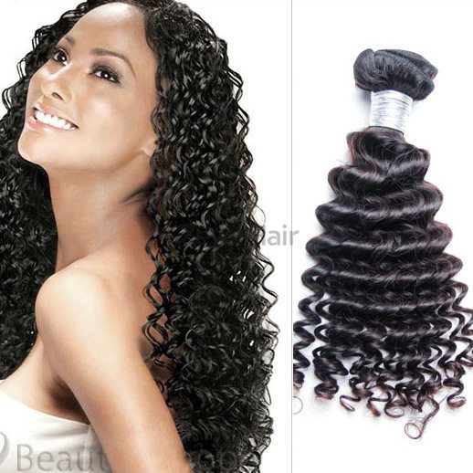 Deep Wave Black Color Peruvian Virgin Hair Weave Bundles - Zever Hair 0