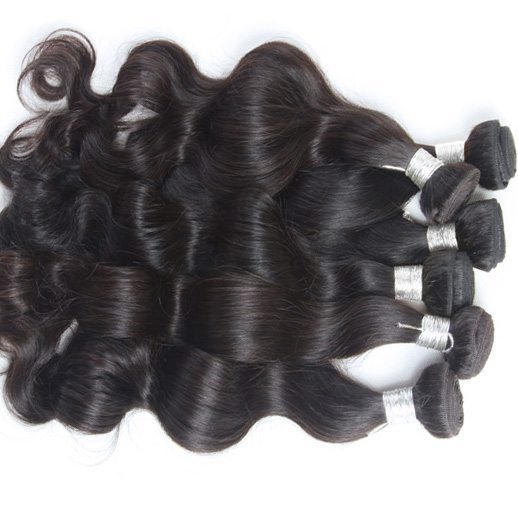 3 Bundles Natural Black Body Wave Peruvian Virgin Hair Weft Weave - Zever Hair 1