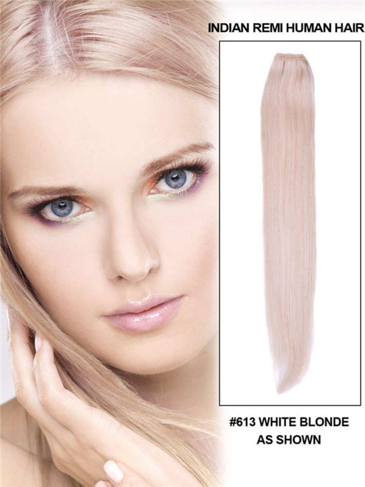 Bleach White Blonde(#613) Silky Straight Remy Hair Weft - Zever Hair
