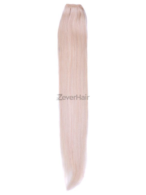 Bleach White Blonde(#613) Silky Straight Remy Hair Weft - Zever Hair 1