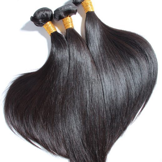 3 Bundles Natural Black Silky Straight Virgin Brazilian Hair Weave - Zever Hair 1