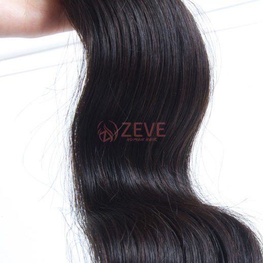 Natural Black Body Wave Virgin Brazilian Hair Bundles - Zever Hair 3